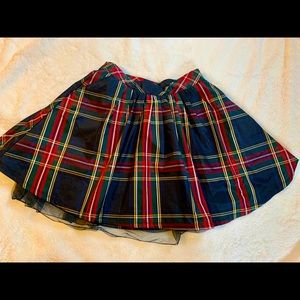 GAP Tartan Plaid Skirt Christmas Plaid
